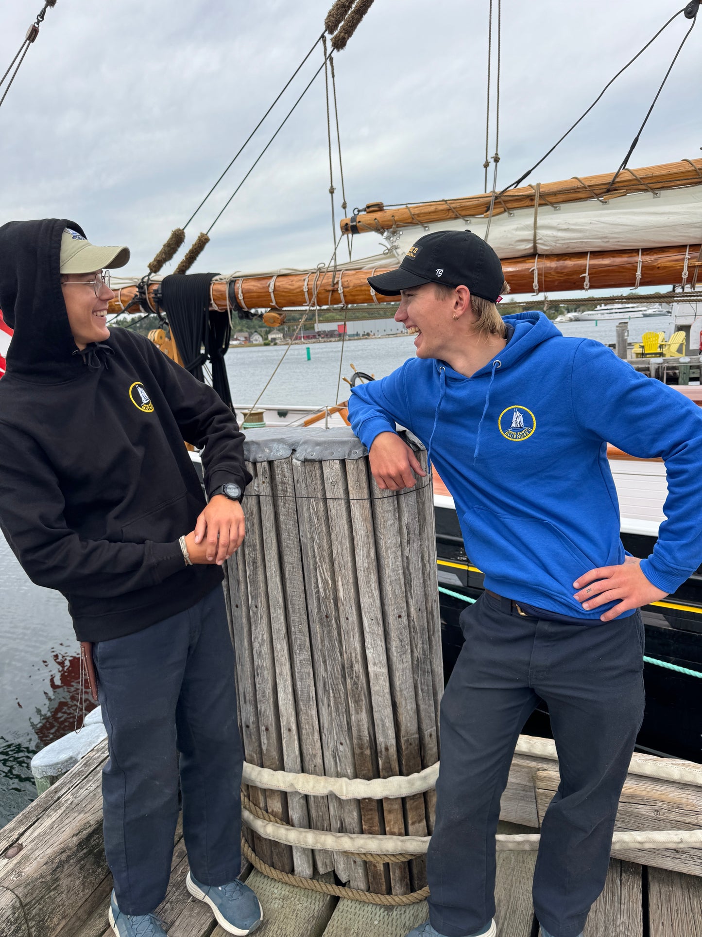Bluenose II Embroidered Logo Hoodie