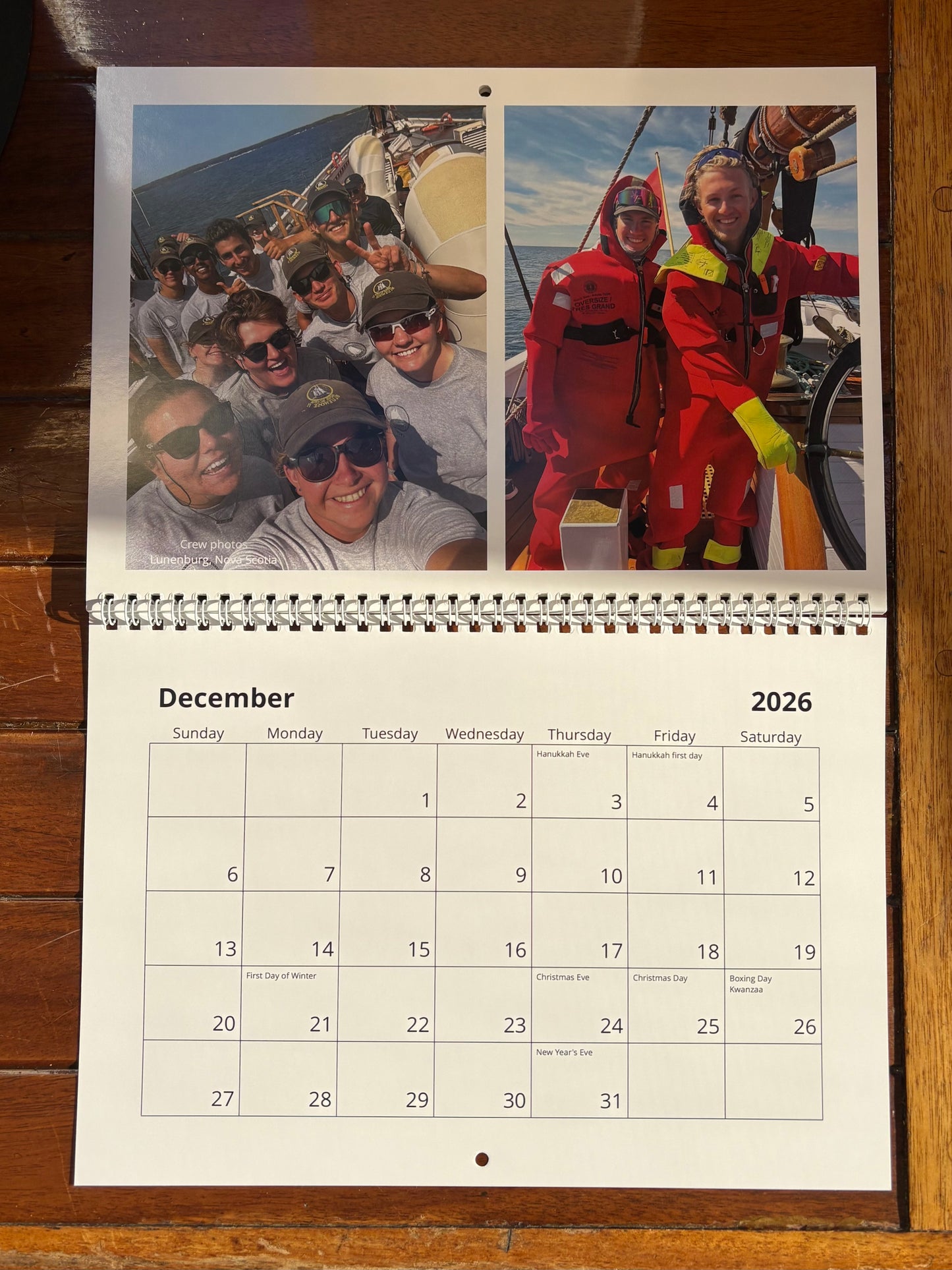 Bluenose II 2026 Calendar (Canadian)