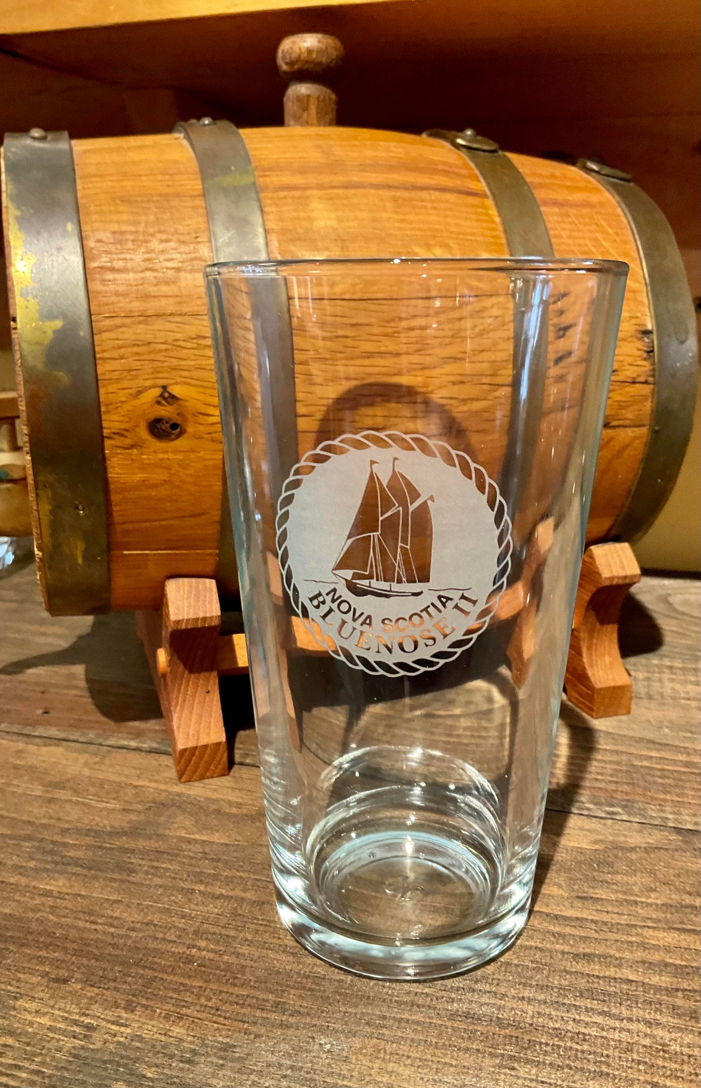 Bluenose II Logo Glassware - Tall Ships