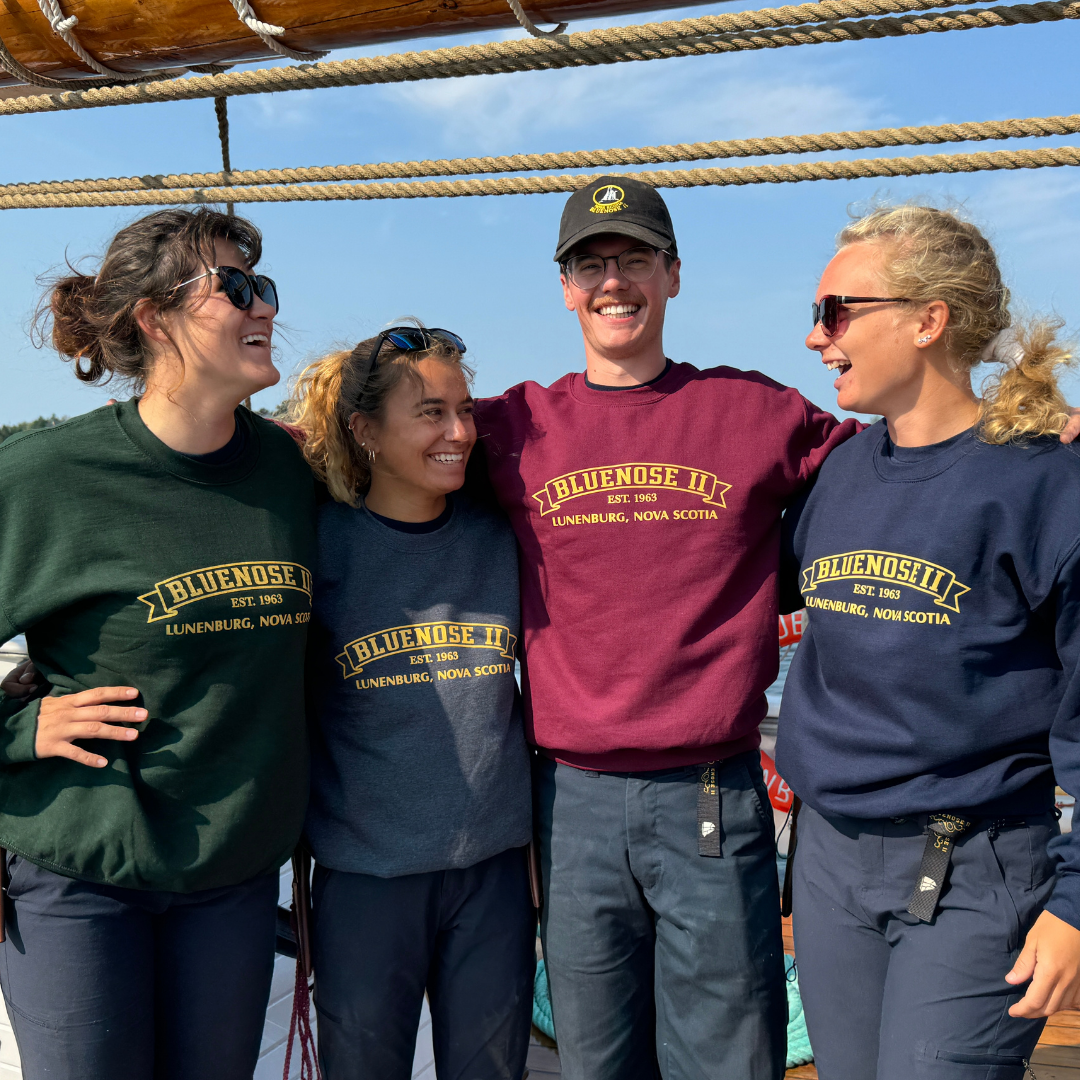 Bluenose II Banner Crew Neck Sweater