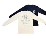 Bluenose II Line Drawing Long Sleeve