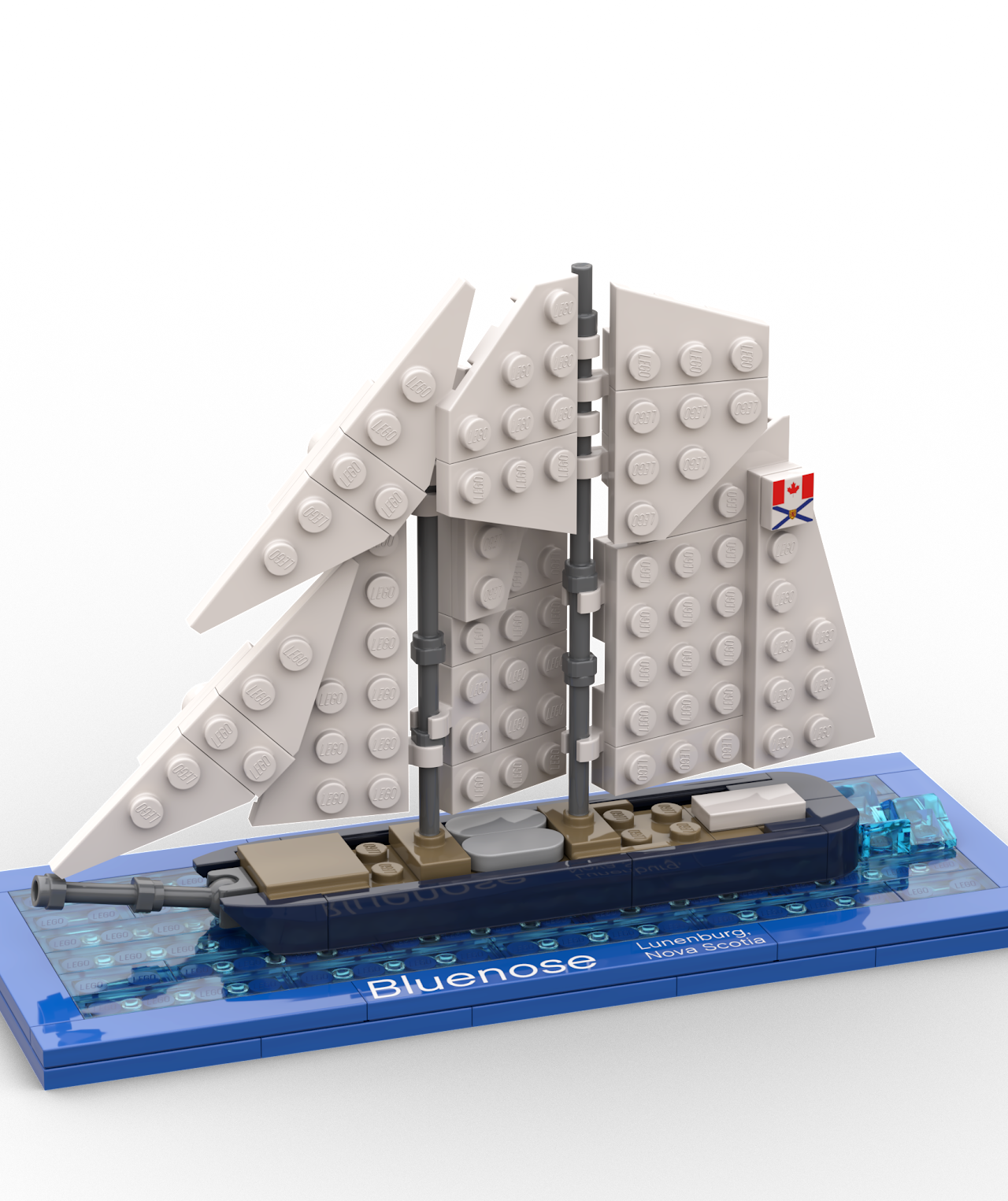 The Bluenose of Lunenburg Brick Kit