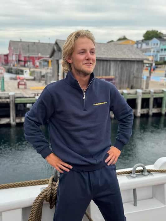 Bluenose II 1/4 Zip Sweater (Nameplate Design)