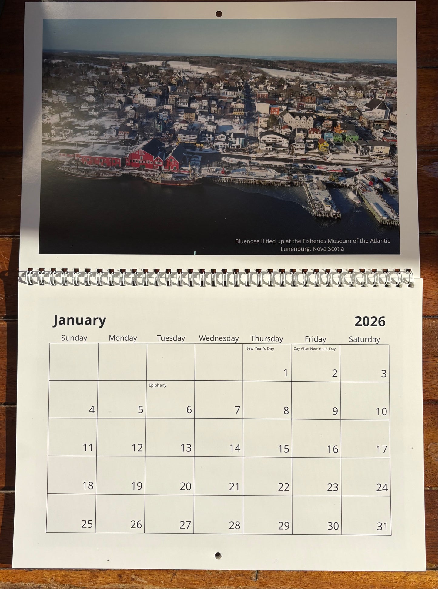 Bluenose II 2026 Calendar (Canadian)
