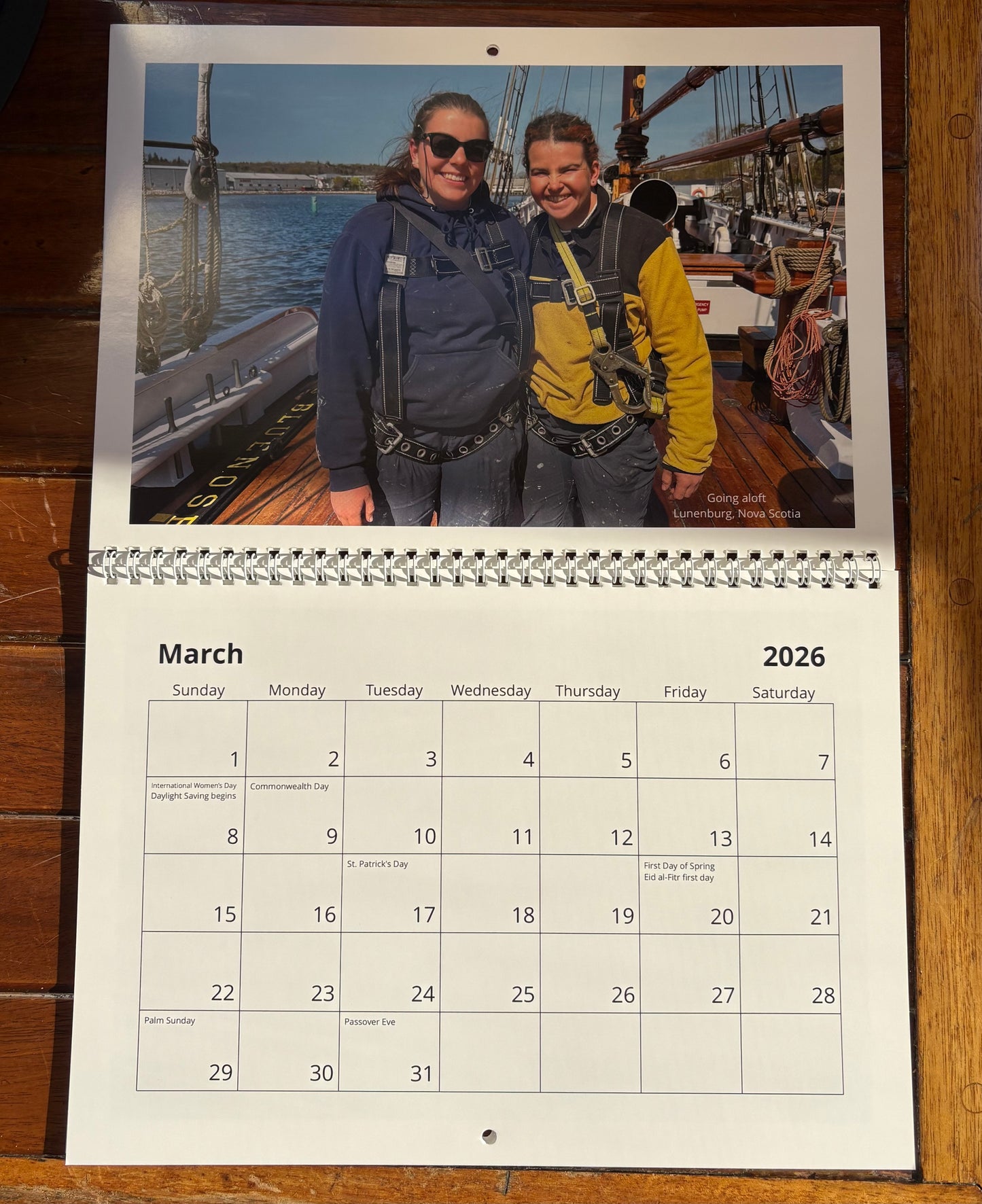 Bluenose II 2026 Calendar (Canadian)
