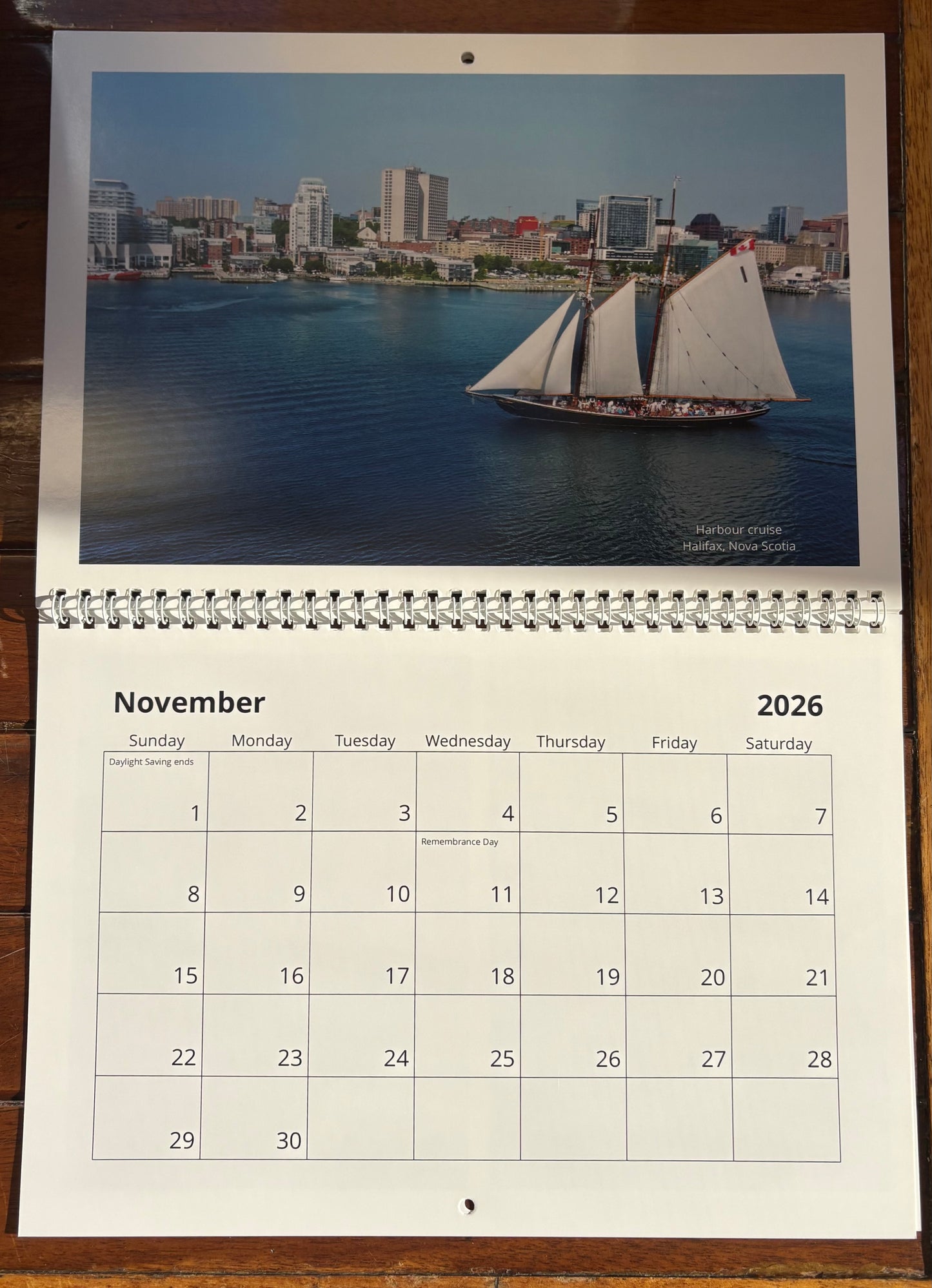 Bluenose II 2026 Calendar (Canadian)