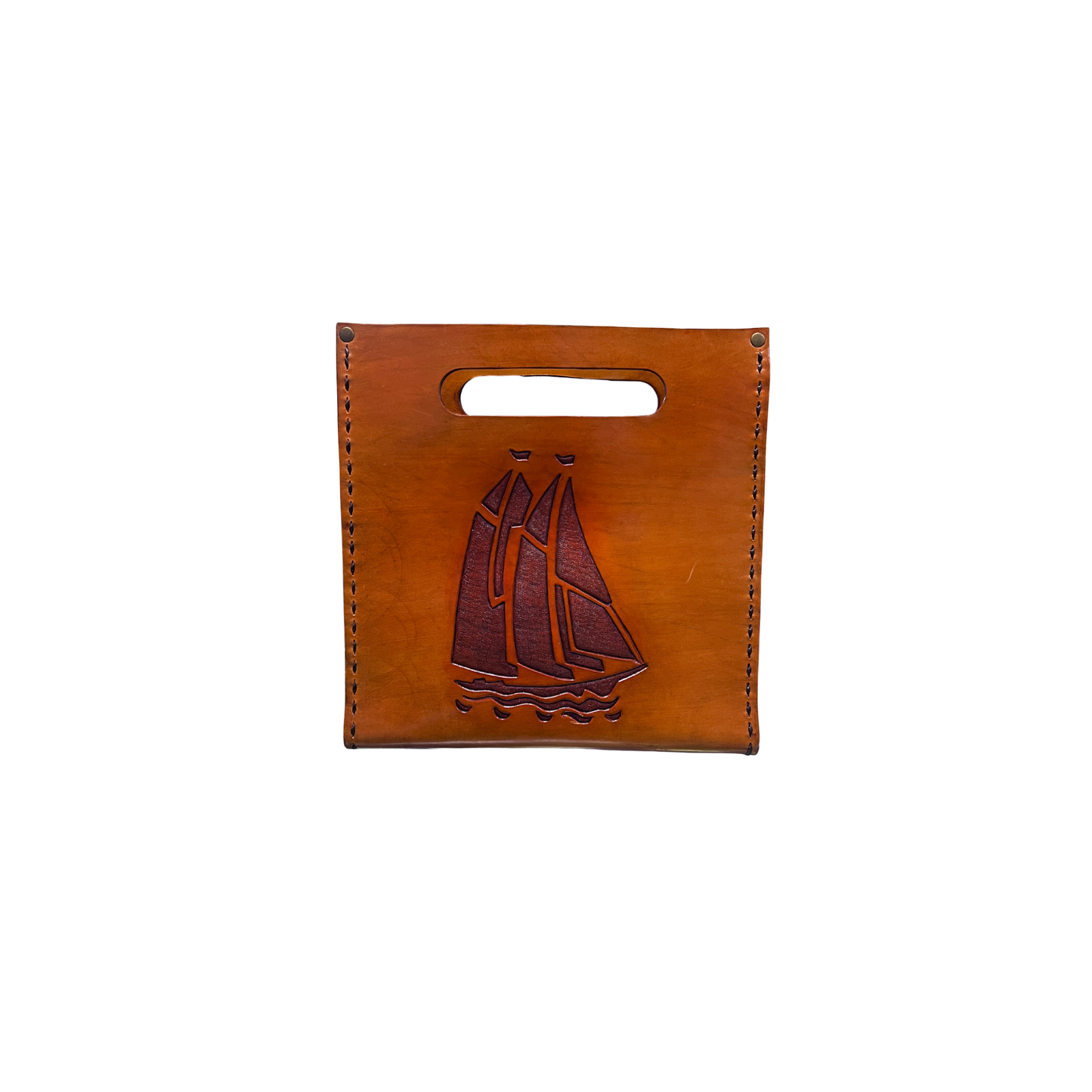 Handmade Leather Schooner Purse