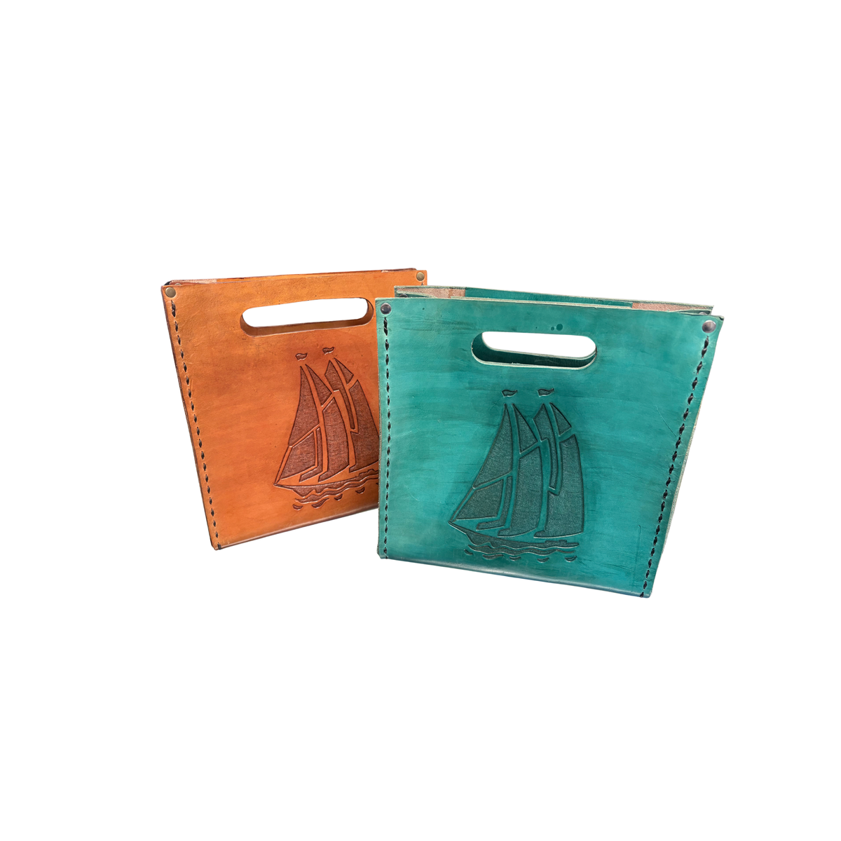 Handmade Leather Schooner Purse