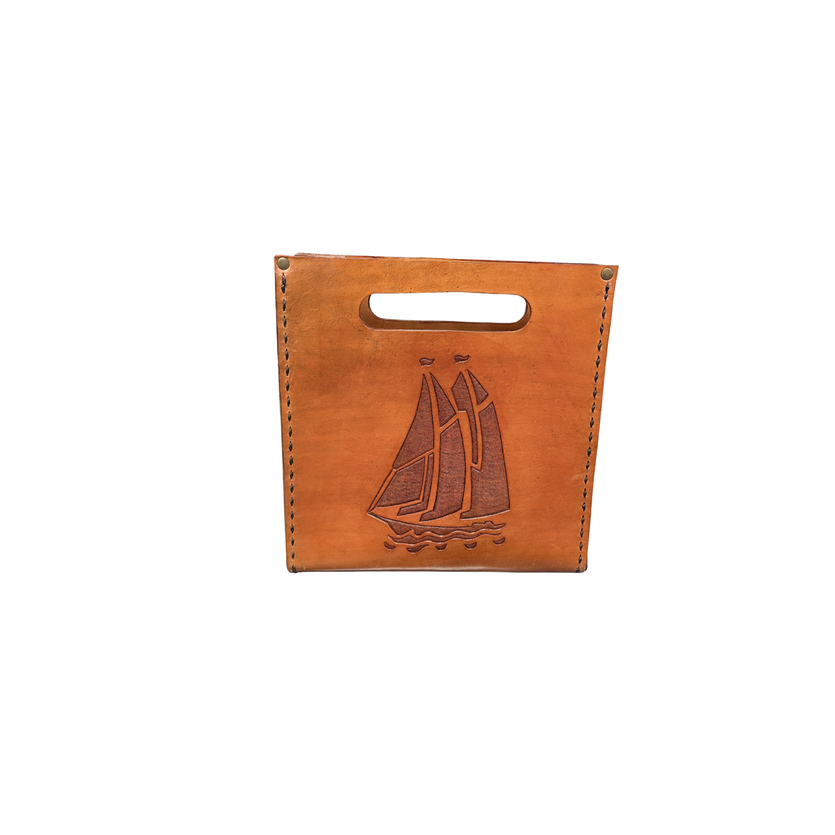 Handmade Leather Schooner Purse