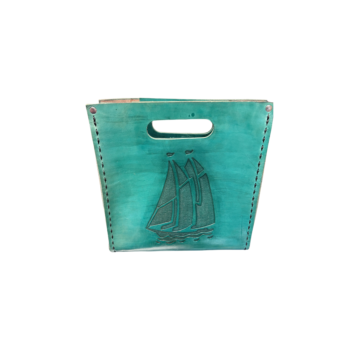 Handmade Leather Schooner Purse