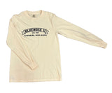 Long Sleeve Ivory Banner Design Shirt