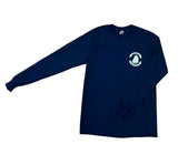 Line Drawing Long Sleeve Navy