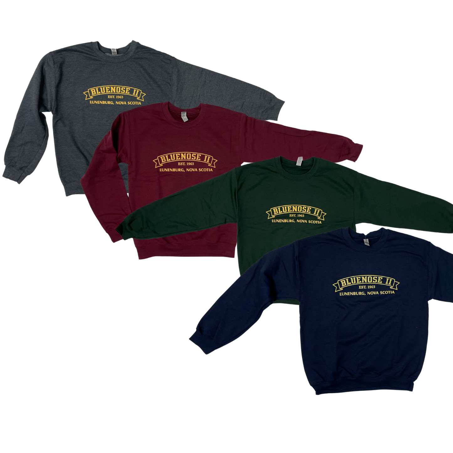 Bluenose II Banner Crew Neck Sweater