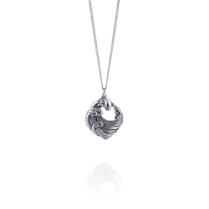Amos Pewter Wave Necklace